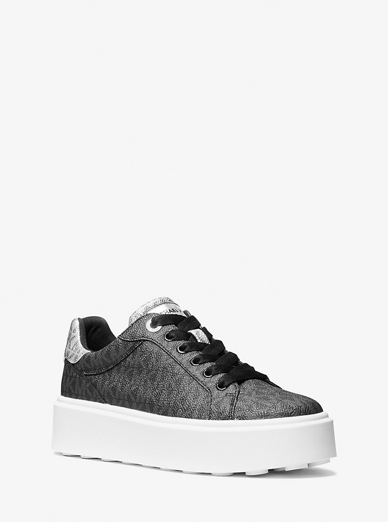 Zapatillas Michael Kors Romey Plataforma Monograma Marrón