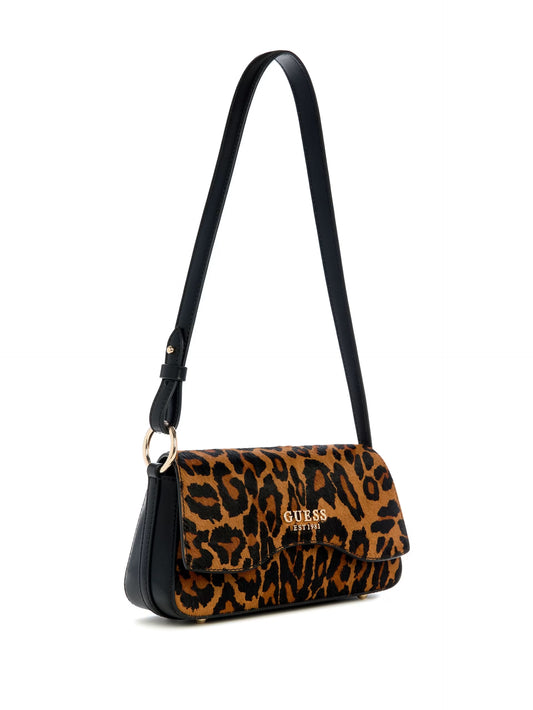 Bolsa de Hombro Domitila Leopard – GUESS