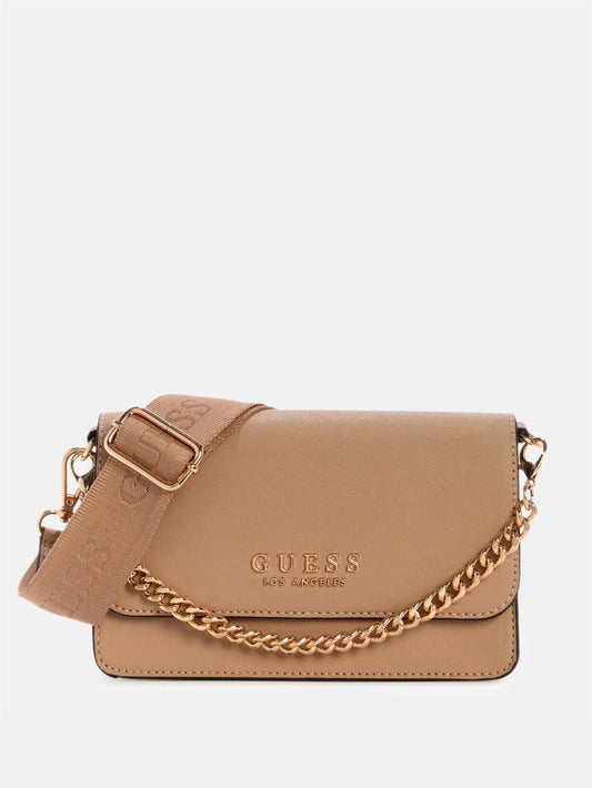 👜 Guess Factory Indira Fold‑Over Mini Crossbody
