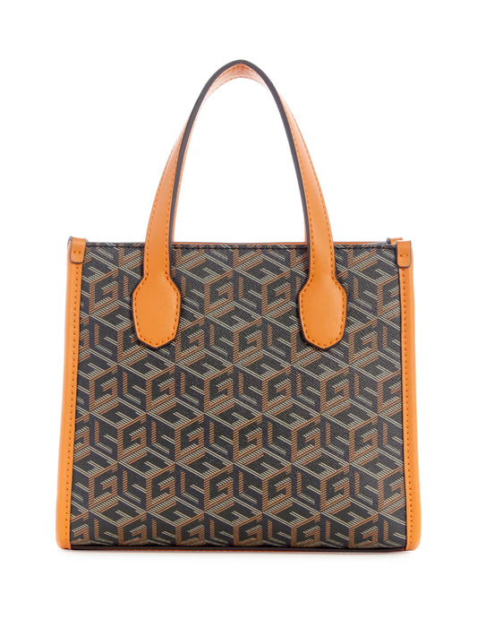 Cartera Guess Silvana Mini Tote – Marrón Logo