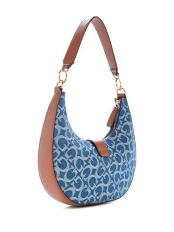 Bolso Guess de Hombro Kaline Denim Con Logo