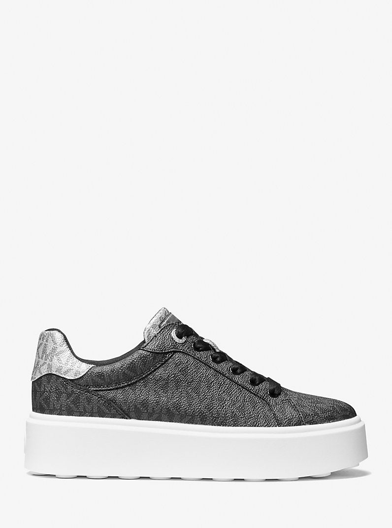 Zapatillas Michael Kors Romey Plataforma Monograma Marrón
