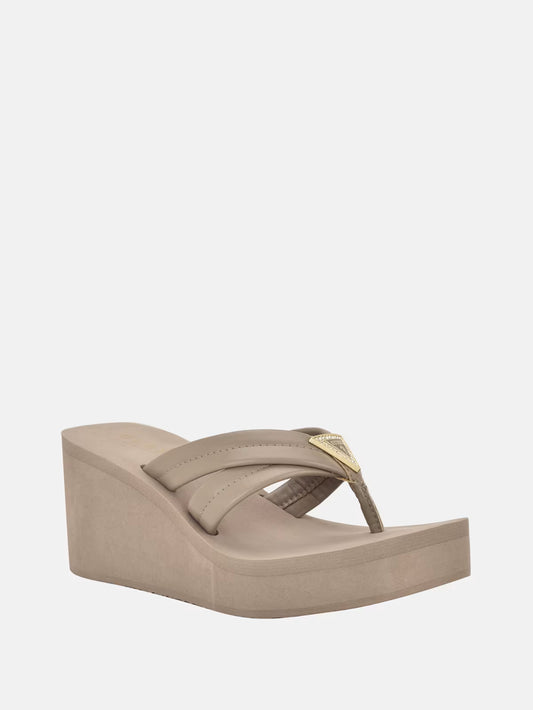 Sandalias Guess Sarlow Logo Plataforma – Dama
