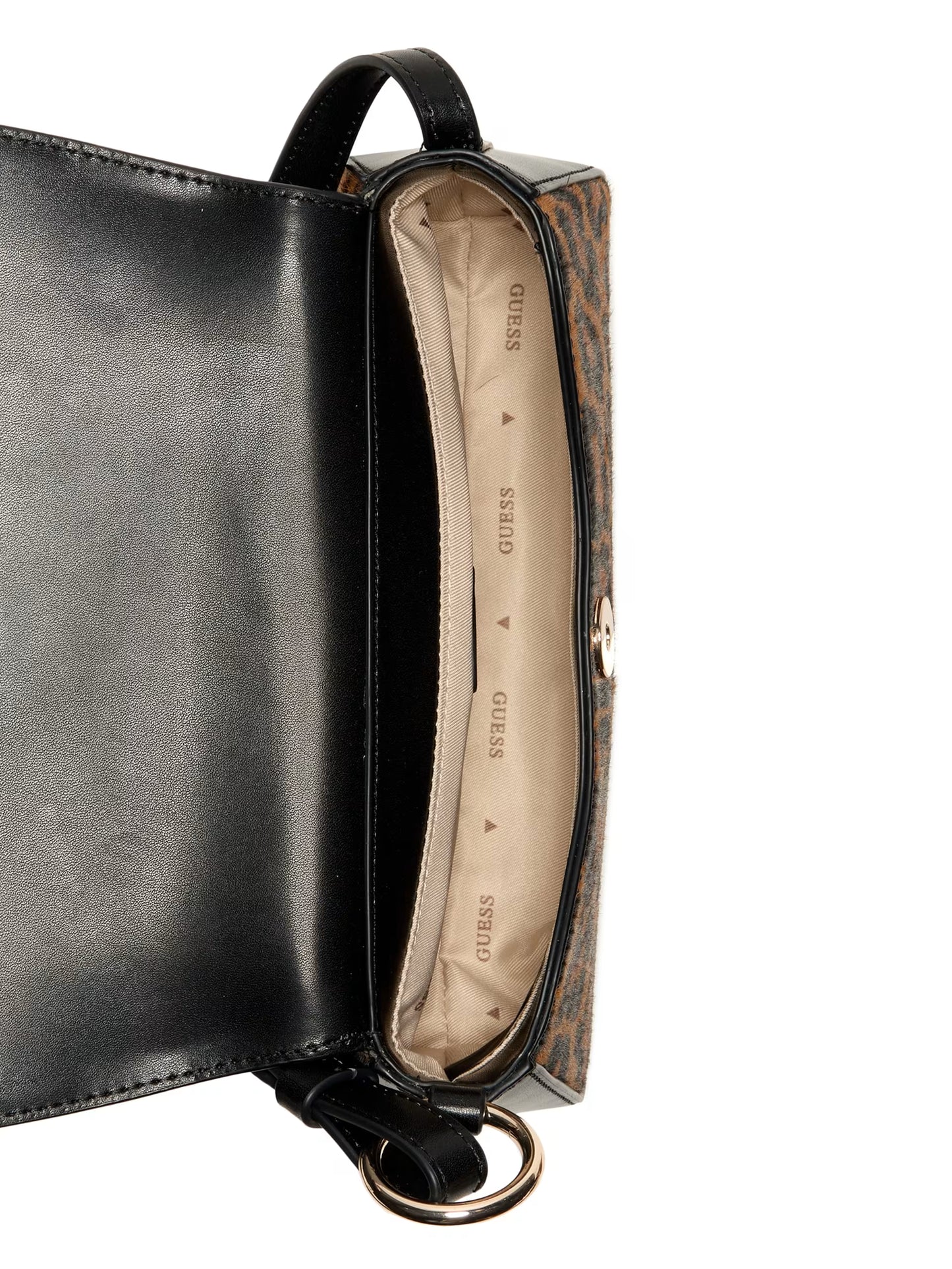 Bolsa de Hombro Domitila Leopard – GUESS