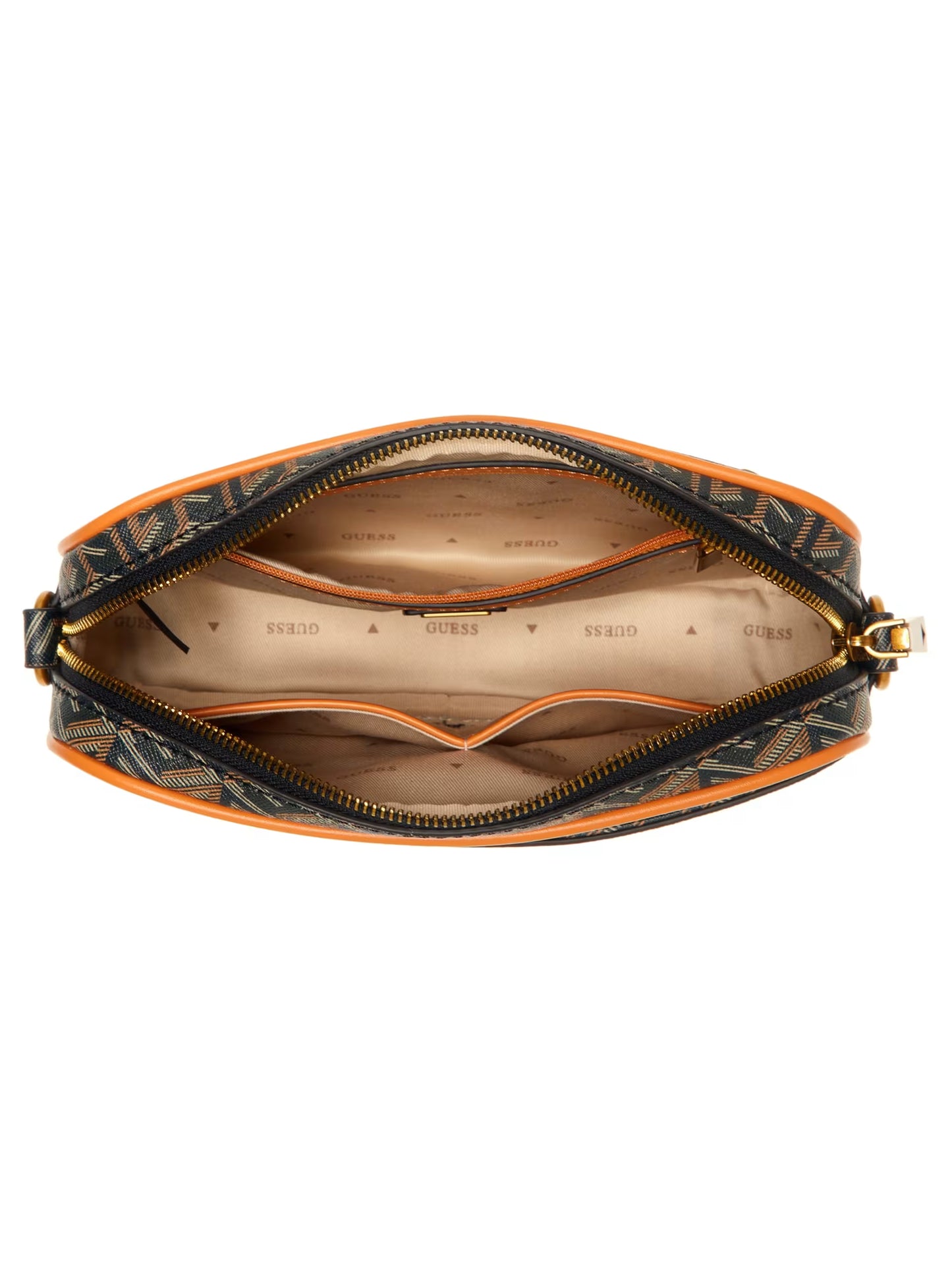 Guess Vikky Camera Bag – Oro Negro